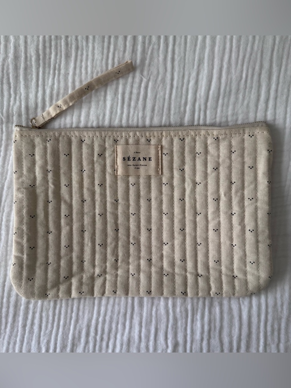 Sezane Zipper Pouch